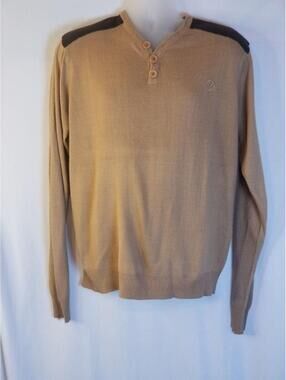 Mecca USA Tan Pullover Sweater Sweatshirt Casual Size Medium Vintage